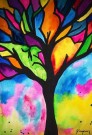 Stained Glass Tree, mikropuslespill 150 brikker  thumbnail
