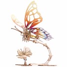 Sommerfugl, 3D byggesett i tre thumbnail
