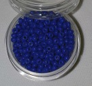 Blå glassperler 8/0, 15 gram thumbnail