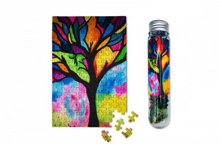 Stained Glass Tree, mikropuslespill 150 brikker 