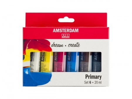 Amsterdam Standard 20ml –  Primærfarger