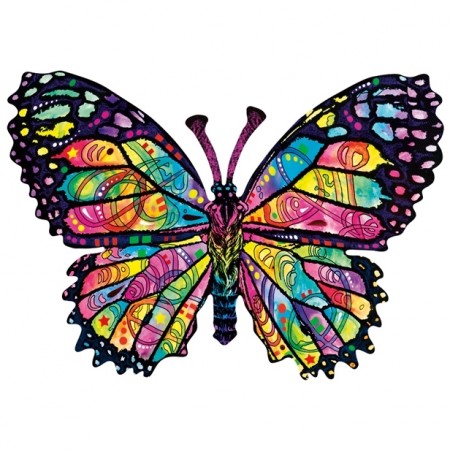 Stained Glass Butterfly, 1000 brikker